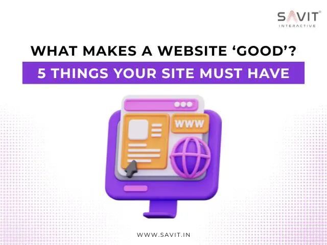 Build a good website