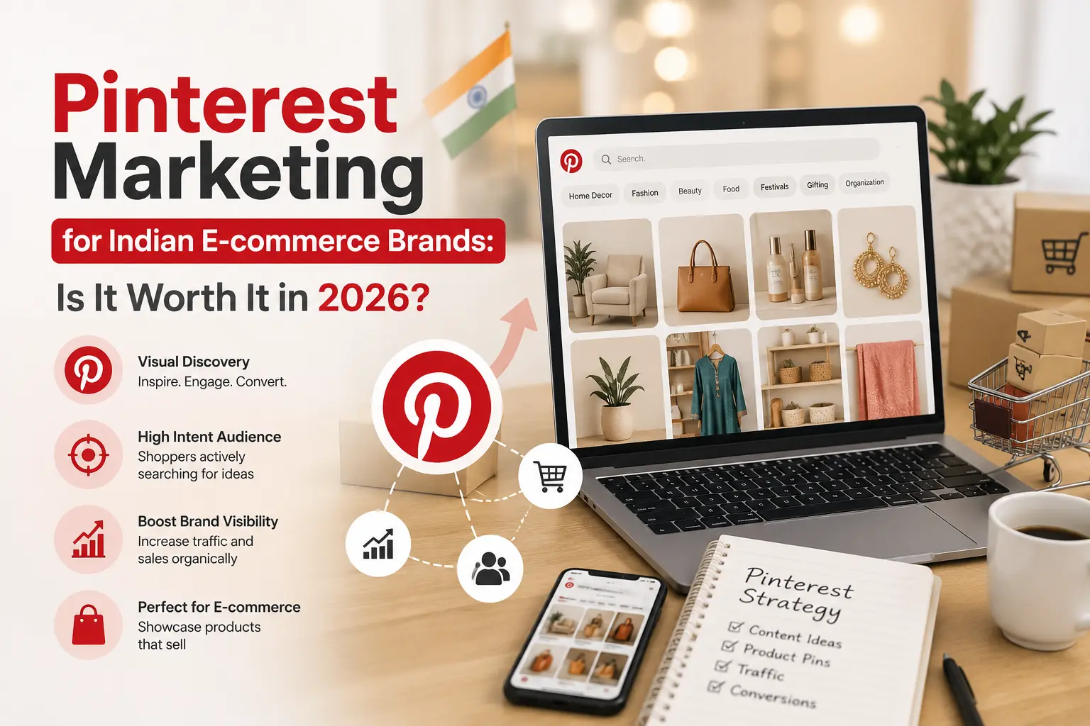 Pinterest marketing for Indian e-commerce.