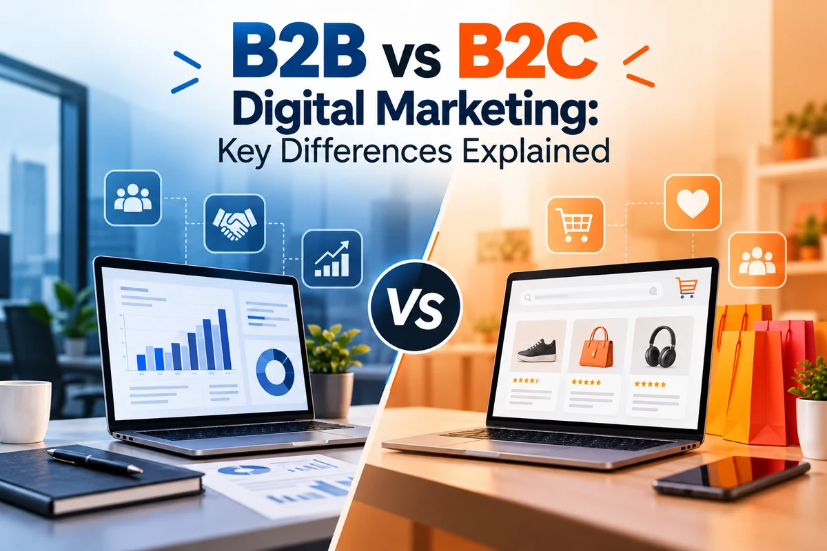 B2B vs B2C digital marketing