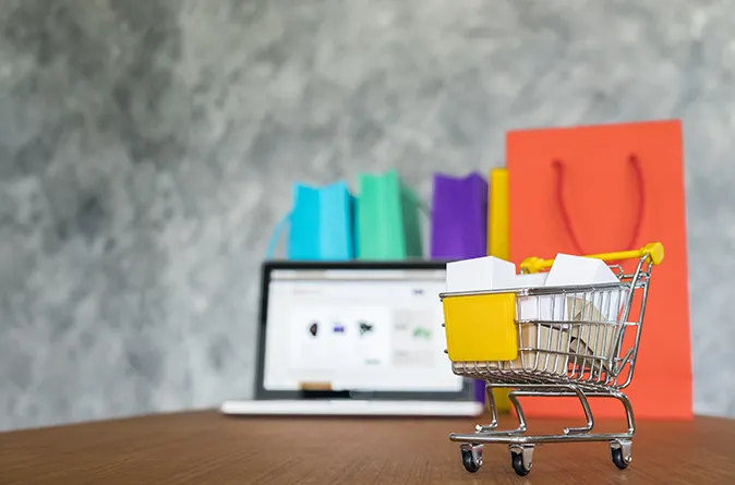 online shopping cart and webiste